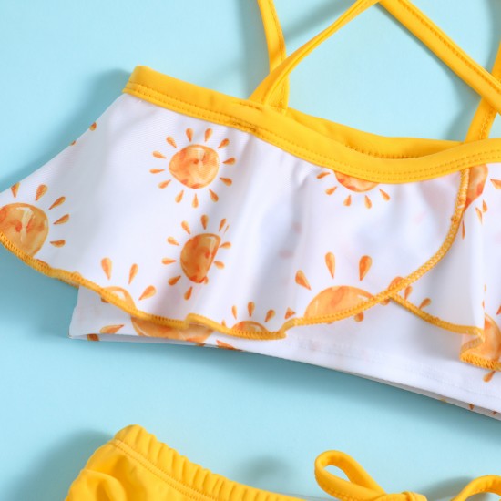 Cross-border Foreign Trade: Children's Summer Solid Color Cotton and Linen Single Pants, Mosquito-Repellent Breathable Pants with Cuffs, Wholesale