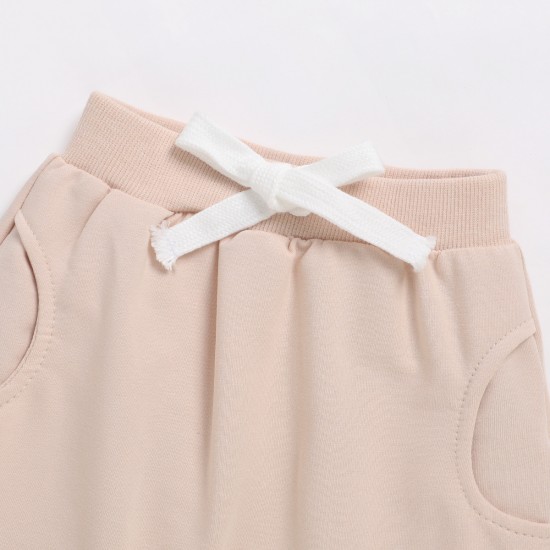 Cross-border girls' princess-style pure cotton round-neck top with lace short-sleeved T-shirt, featuring cartoon animal dessert shop embroidery.