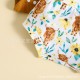 Cross-border children's clothing, new summer unisex cotton and linen solid color simple short-sleeved roll-up sleeve sets for boys and girls.