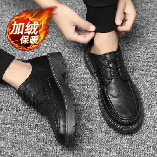 2024 new cross-border men's casual business and formal leather shoes, British black, soft-soled work shoes. 2024 new cross-border men's casual business and formal leather shoes, British black, soft-soled work shoes.