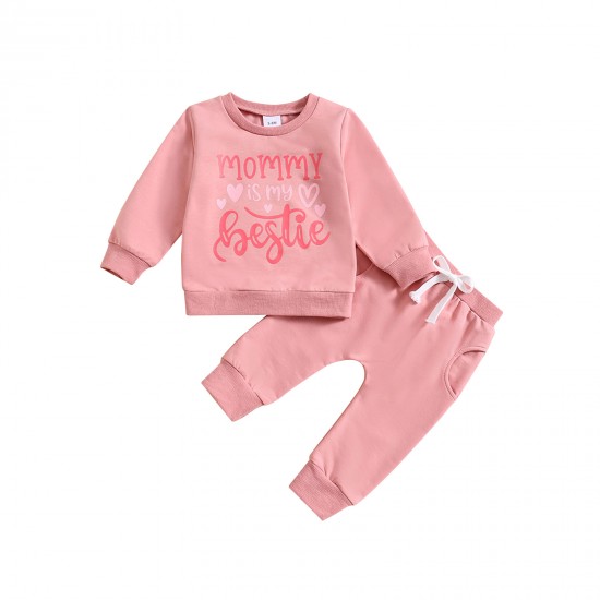 Girls' floral double bow bodysuit, playful girls' back-crossed briefs.