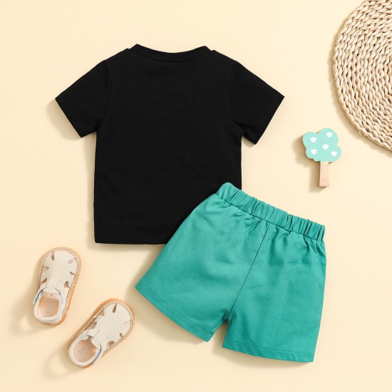 Cross-border supply: spring and autumn European and American style girls' hot Summer children's round-neck white letter-printed T-shirt for sale