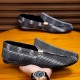 Spring/Summer trendy loafers, men's slip-on shoes, breathable, slip-on shoes, casual slip-ons. Men's large-size shoes for export (46)
