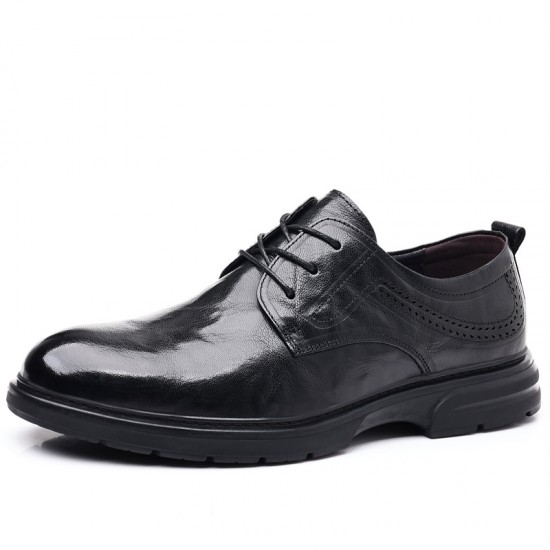 New autumn men's leather shoes, business casual, genuine leather men's shoes, non-slip and wear-resistant, Korean-style commuting shoes, factory wholesale