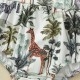 Foreign trade spring and autumn baby girls' clothing: rainbow print, round neck, buttoned, casual, comfortable long-sleeved sweatshirt set.