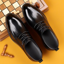 Men's leather shoes, genuine leather suits, high-end business, wedding shoes, top-grain cowhide formal, British-style men's shoes, waterproof New Fall Shoes