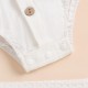 Cute European and American summer casual children's clothing: shoulder-tied floral print. Ribbed elastic waist jumpsuit
