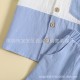 Cross-border Children's Clothing: Overalls, Boys' Shirt, Three-Piece Spring/Autumn Children's Fashion Clothing
