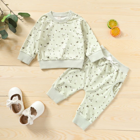 New Halloween long-sleeved skirt and pumpkin print scarf pants set for girls from Amazon.