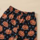 Foreign Trade New European and American Halloween Pumpkin Print Simple Set Twin rompers for sisters.