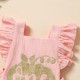 Foreign Trade Children's Clothing: Holiday Boy and Girl Baby Romper, Christmas Romper with Spliced ​​Mesh A-Line Skirt