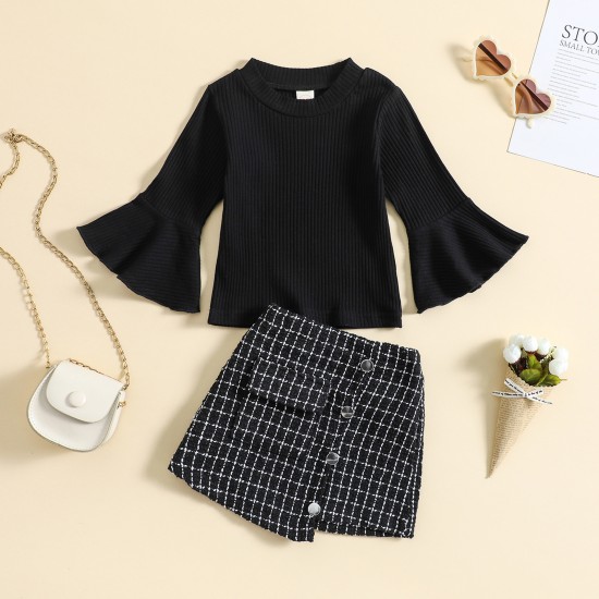 Cross-border supply: spring and autumn pink round-neck flying-sleeve romper with floral print and long-sleeved pants