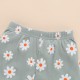 Cross-border summer girls' camisole with daisy pattern, sweet shorts, two-piece, girls' fresh and trendy clothing.