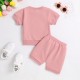 Cross-border girls' princess-style pure cotton round-neck top with lace short-sleeved T-shirt, featuring cartoon animal dessert shop embroidery.