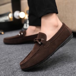 Delivery of spring and summer men's slip-on shoes, casual, breathable, lazy, trendy, versatile work cloth shoes.