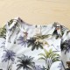 Spring, autumn, and winter children's clothing for export: rainbow embroidered long-sleeved sweatshirt, black top, geometric print, casual pants set.