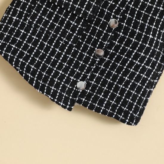 New arrivals: summer girls' casual letter-printed short-sleeved and long-sleeved two-piece set for wholesale and foreign trade